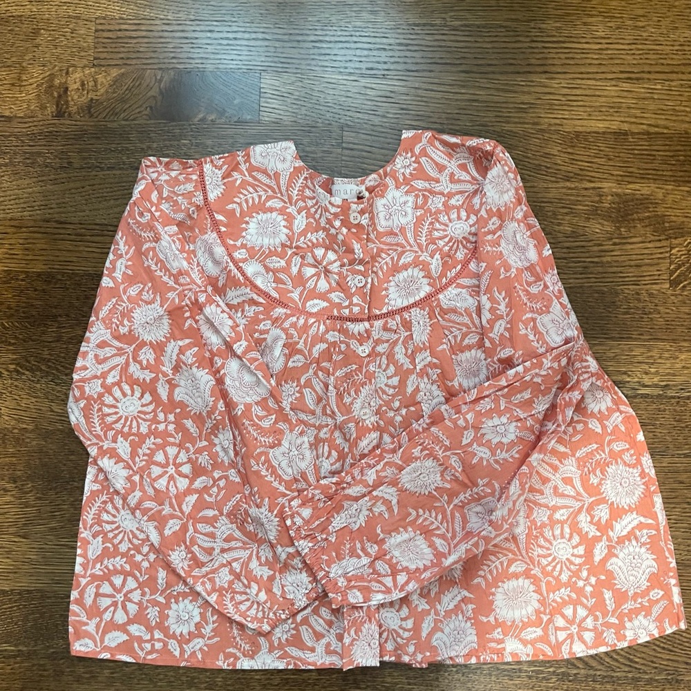 Floral Button-Up Blouse